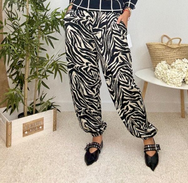Pantalón globo print