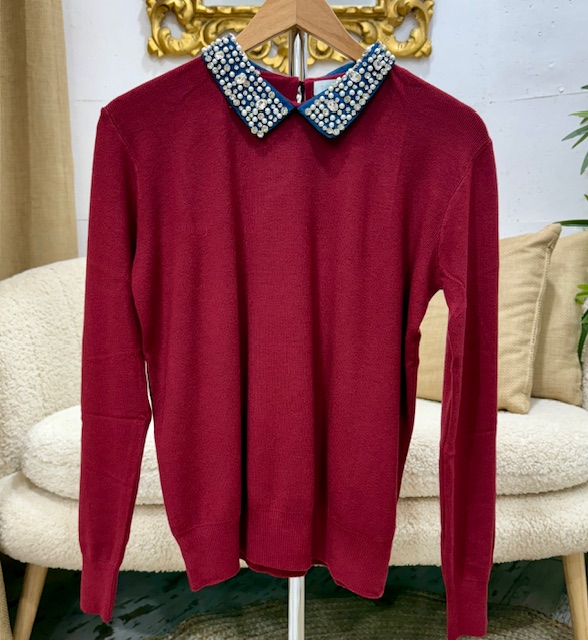 Jersey cuello fantasía - Imagen 4