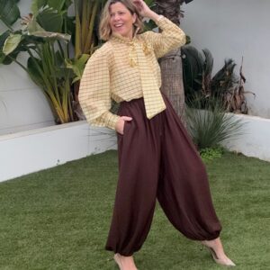 Pantalón maxi globo