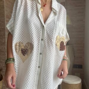 Camisa perforada Monica