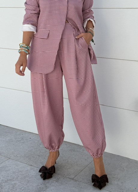 Pantalón Noa burdeos